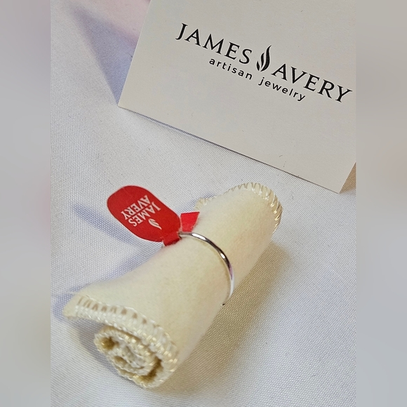 James Avery Petite Infinity Sterling Silver Ring Size 5 New w/tag Price is firm. - Picture 5 of 7